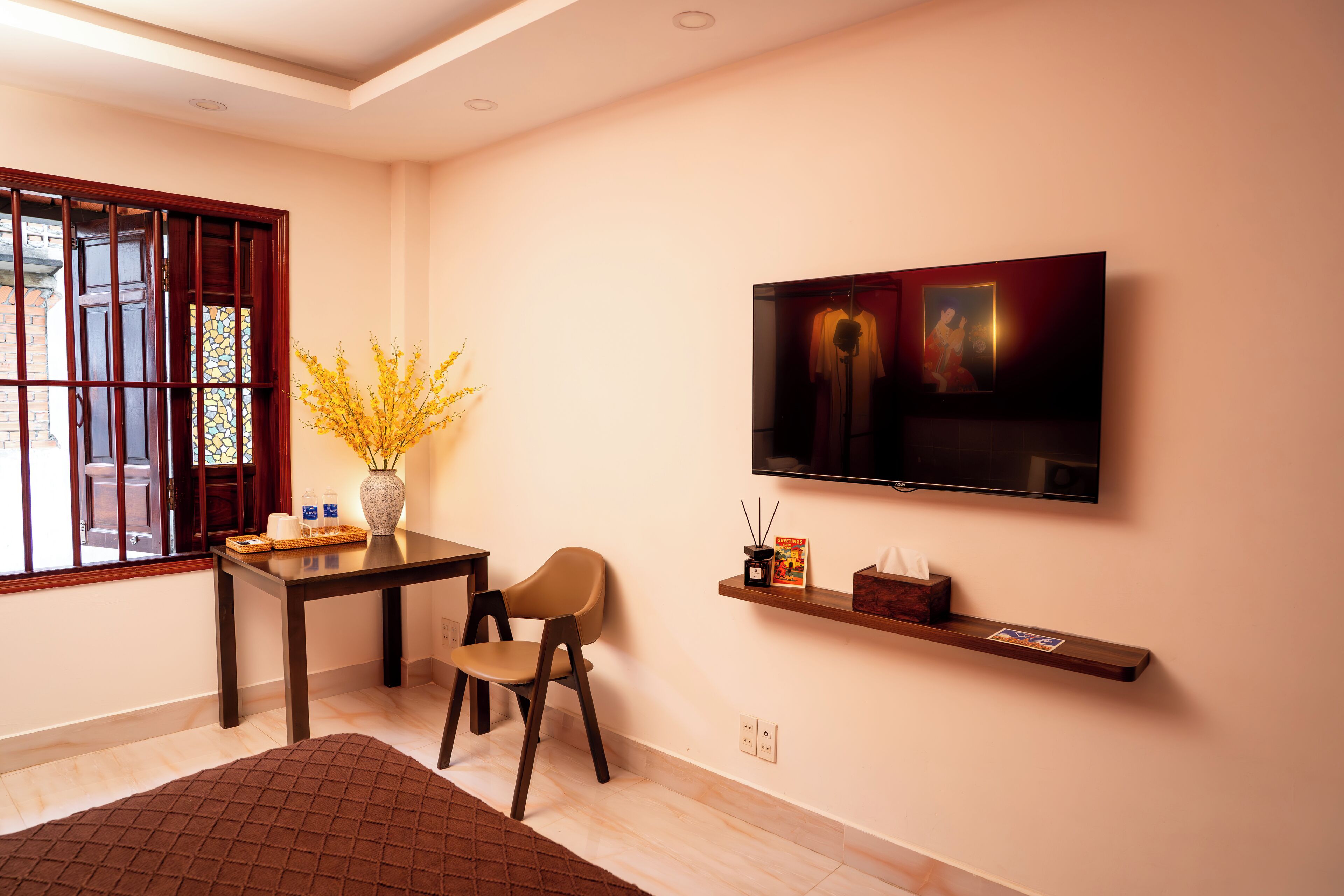 Quarto casal luxo | Área de estar