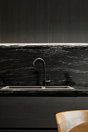 Villa, 3 Bedrooms, Private Pool | Private kitchen | Microwave, oven, stovetop, espresso maker