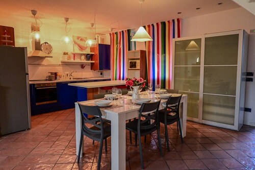 At Paola's house Sirmione old town