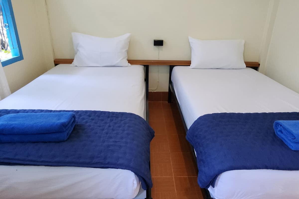 双床房, 花园景观 | 笔记本电脑工作区、免费 WiFi