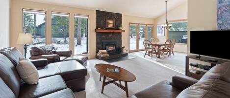 تلفزيون، مدفأة