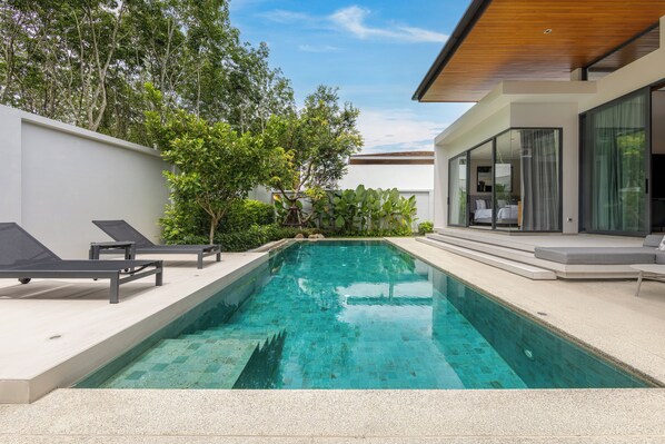 Villa Deluxe, 3 chambres, vue piscine | Piscine privée