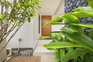 Entrada de la propiedad