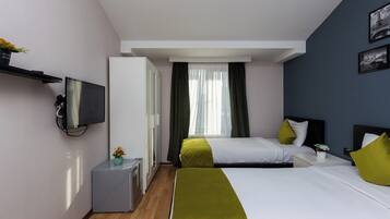 Chambres insonorisées, fer et planche à repasser, Wi-Fi gratuit