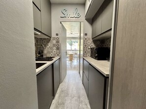 Fridge, microwave, stovetop, dishwasher - Renovated studio 4 pers. near chairlift SuperDévoluy (Le Dévoluy)