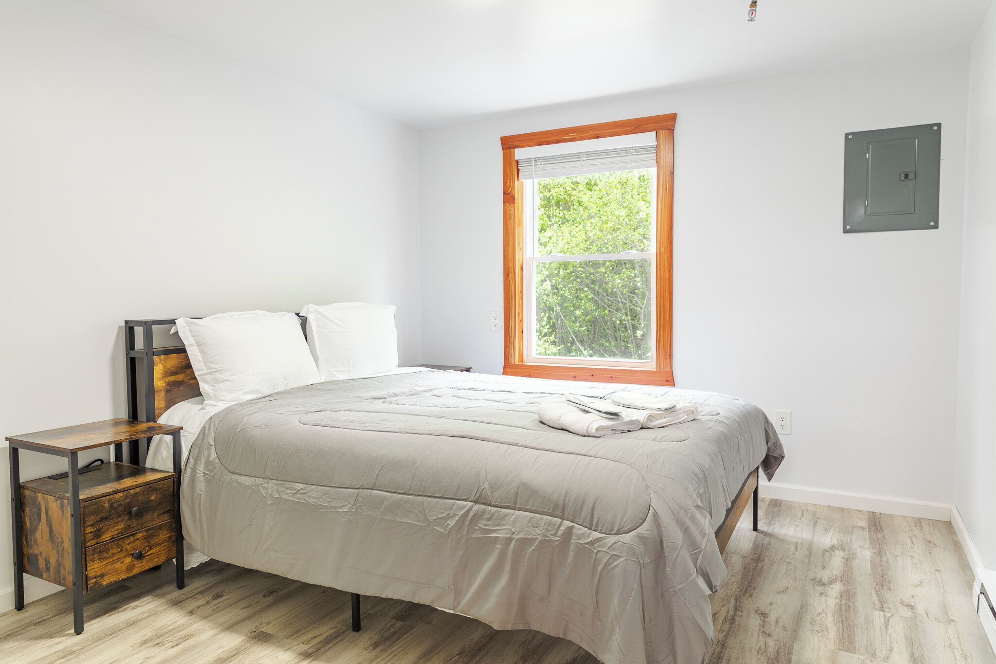 1 غرفة نوم وواي فاي وملاءات أسرّة