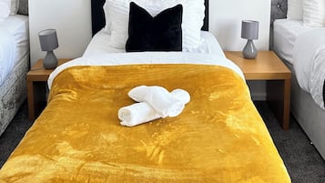 3 bedrooms, iron/ironing board, WiFi, bed sheets