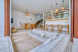 Villa, 2 Bedrooms, Private Pool | Living area