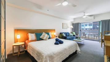 1 bedroom, iron/ironing board, travel crib, free WiFi