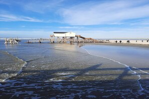 Tæt på stranden