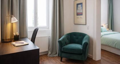 COLUMBUS Apartment für 3 Gäste, direkt an der Grenze zur Schweiz, 30 Min. Zürich
