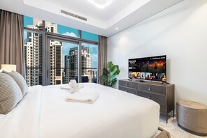 2 Schlafzimmer, Zimmersafe, Bügeleisen/Bügelbrett, Reisekinderbett