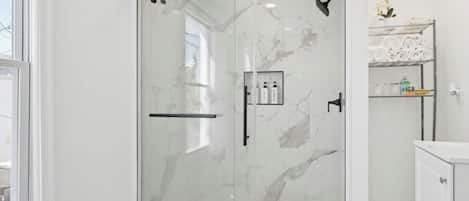 Towels, soap, toilet paper