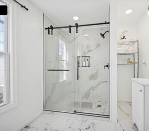 Towels, soap, toilet paper