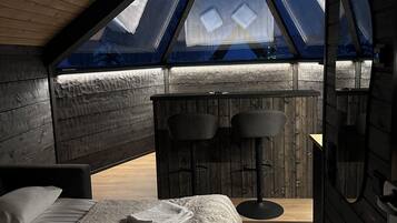 Superior-mökki | Oleskelualue