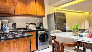 公寓, 1 间卧室 | 私人厨房 | 冰箱、微波炉、炉灶、厨具/餐具