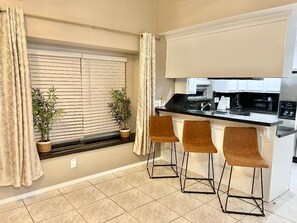 Microwave, stovetop, dishwasher
