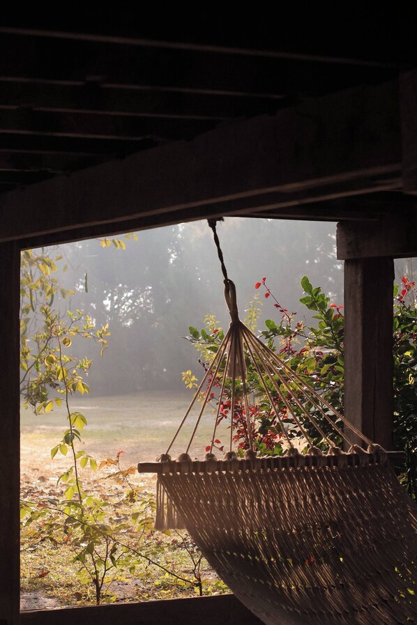 Cabin, 1 Bedroom, Smoking, Balcony | Property grounds