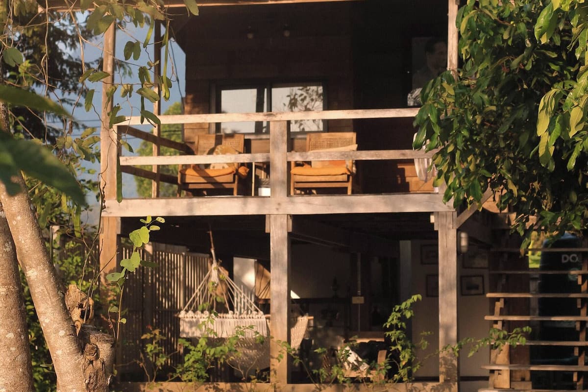 Ferienhütte, 1 Schlafzimmer, Raucher, Balkon | Unterkunftsgelände