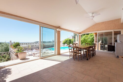 House with swimming pool and beautiful view