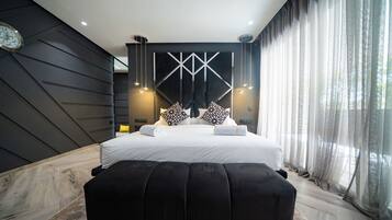 5 عدّة غرف نوم ومكواة/لوح كي وواي فاي وملاءات أسرّة