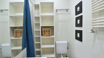 Towels, soap, toilet paper