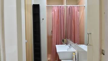 Towels, soap, toilet paper