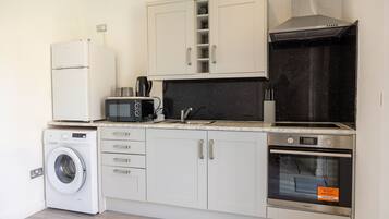 Microwave, oven, stovetop, toaster