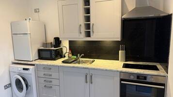 Microwave, oven, stovetop, toaster