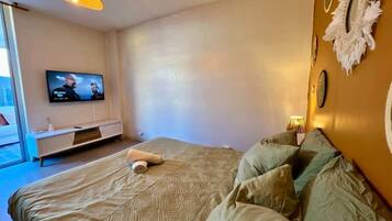 1 soveværelse, strygejern/strygebræt, Wi-Fi, sengetøj