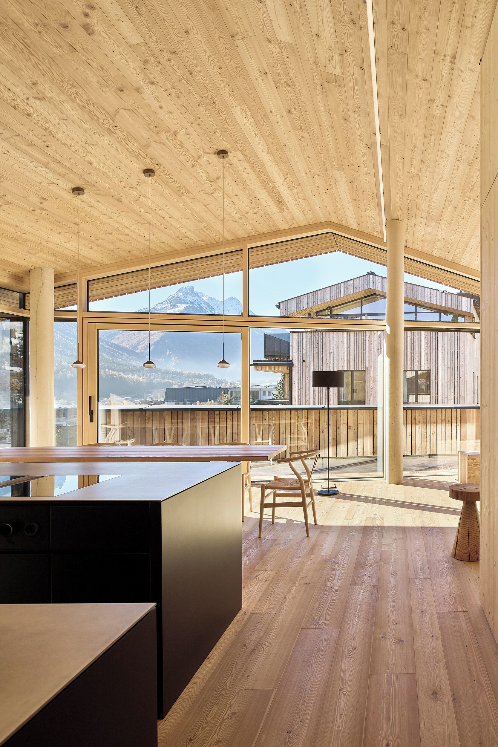 Luxury Apartment, Balcony, Mountain View | Living area | Heated floors