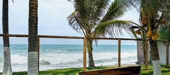 Casa Azul 3-bedroom beach front with
AC in Playa El Pimental