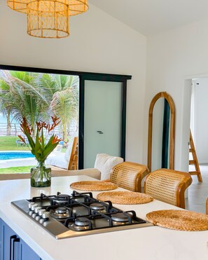Interior - AZUL Ocean Front, Close to Airport, Sleeps 9 (Playa El Pimental)