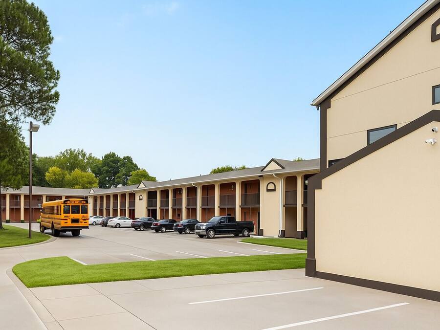 Fachada de la propiedad