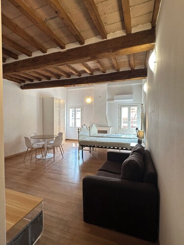 Apartment with kitchen