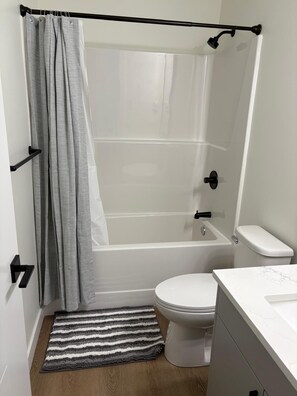Towels, soap, toilet paper