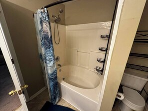 Towels, soap, toilet paper