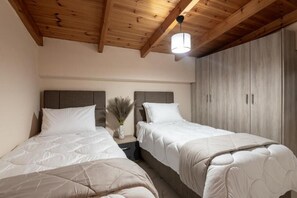 4 bedrooms, iron/ironing board, WiFi, bed sheets