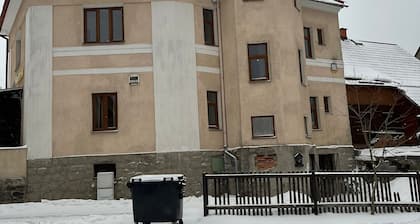 Family Apartment N4 in Abertamy - near Plesivec Ski Slopes, bike/ski storage