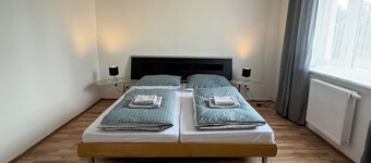 Family Apartment N4 in Abertamy - near Plesivec Ski Slopes, bike/ski storage