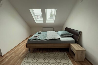 Family Apartment N6 in Abertamy - near Plesivec Ski Slopes, bike/ski storage