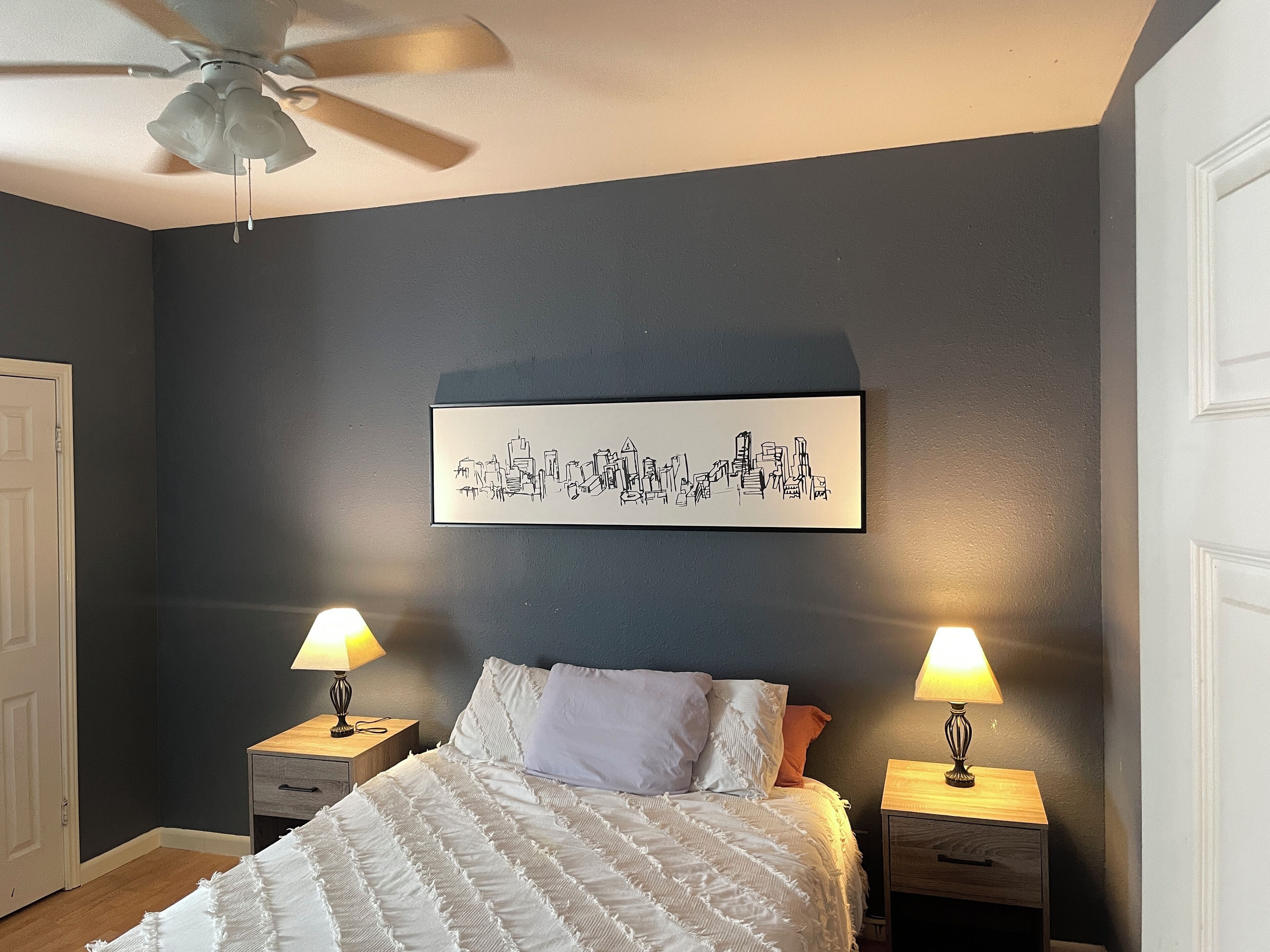 2 chambres, bureau, Wi-Fi gratuit, draps fournis