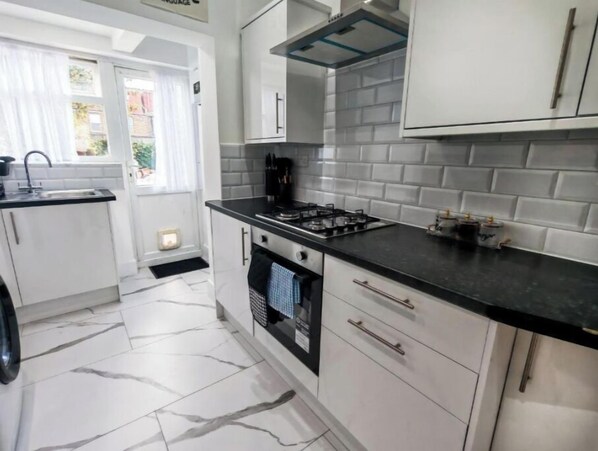 Microwave, oven, stovetop