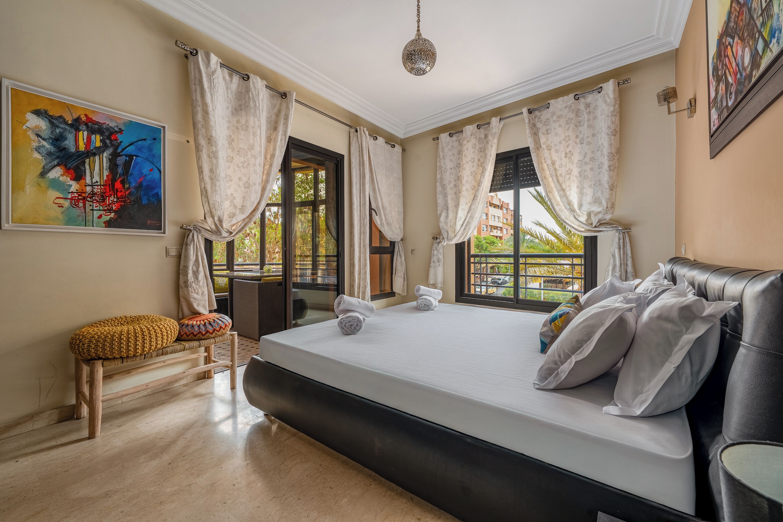 2 bedrooms, iron/ironing board, travel crib, free WiFi