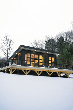 Exterior - Finger Lakes Luxury Couples Retreat with Sauna, Hot tub and Cold Plunge (Alpine)