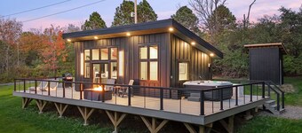 Finger Lakes Luxury Couples Retreat with Sauna, Hot tub and Cold Plunge