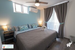 2 quartos, acesso à internet, roupa de cama