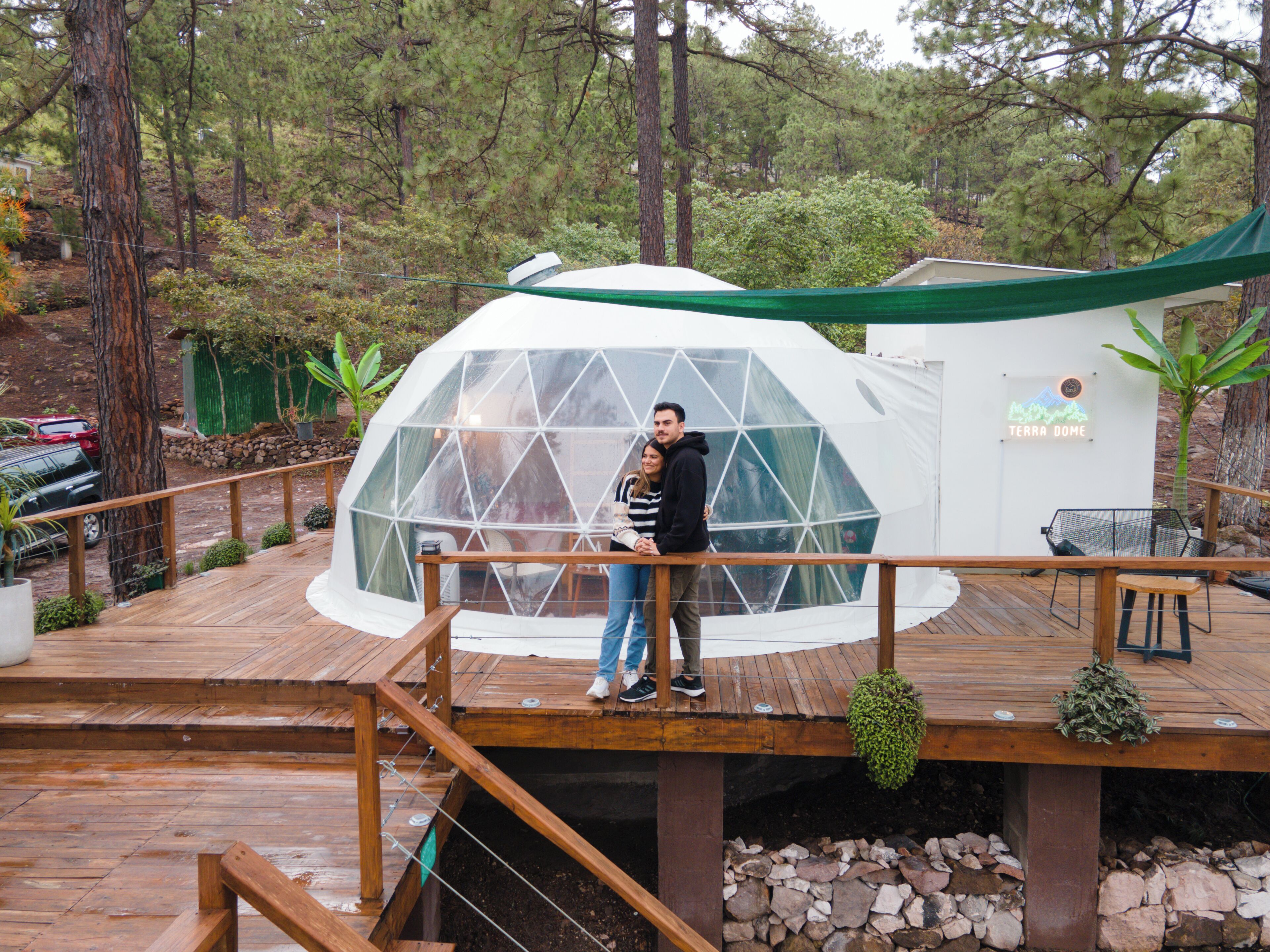 奢華帳棚, 多張床, 私人浴室, 山景 | 露台/庭院