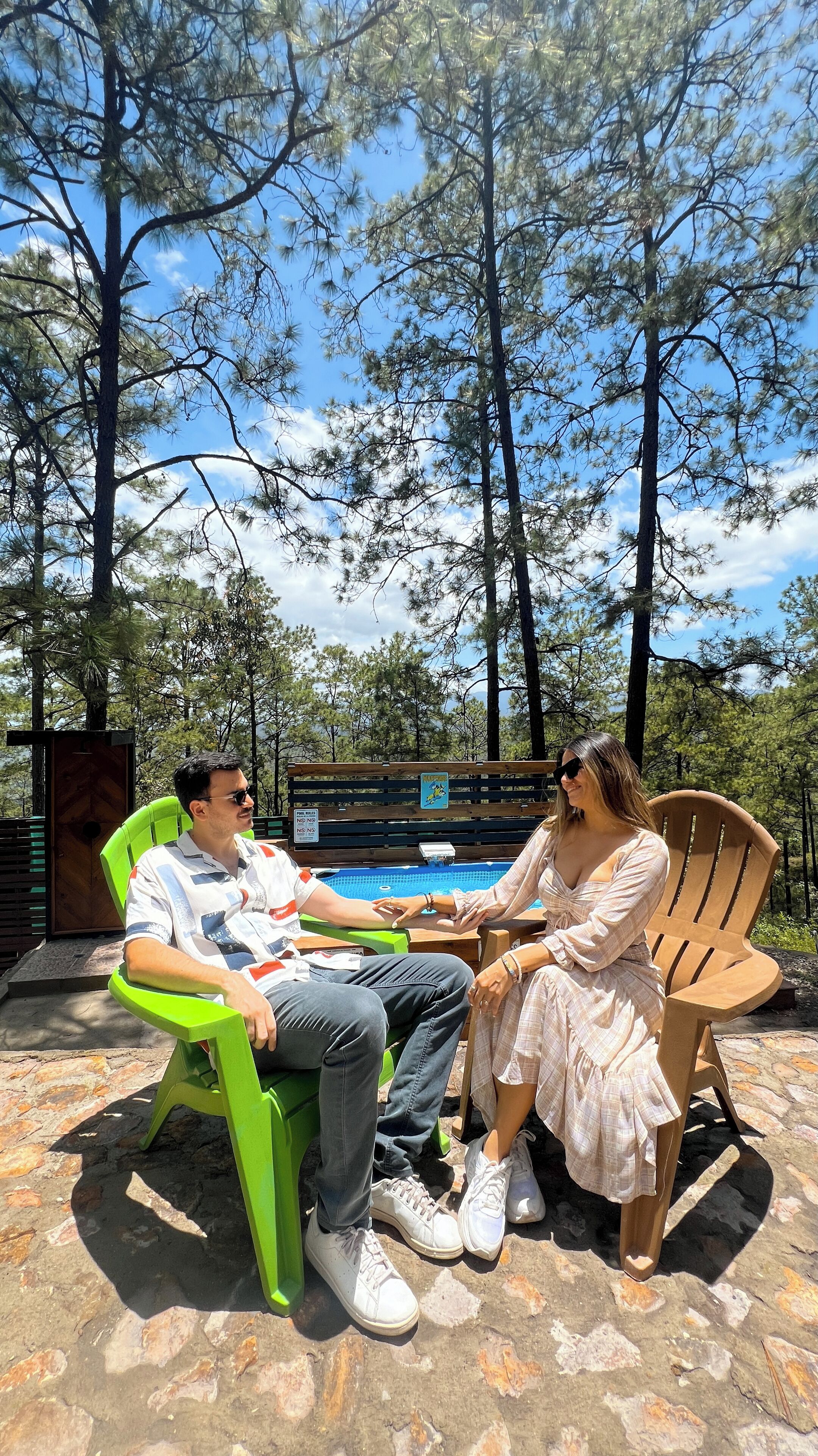 Luxury Tent, Multiple Beds, Private Bathroom, Mountain View | Terrace/patio