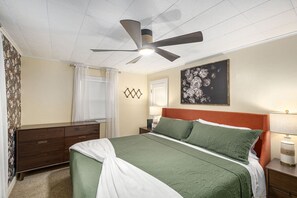Iron/ironing board, travel crib, WiFi, bed sheets